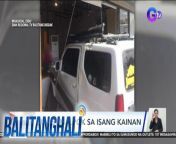 Sumalpok sa kainan ang SUV!&#60;br/&#62;&#60;br/&#62;&#60;br/&#62;Balitanghali is the daily noontime newscast of GTV anchored by Raffy Tima and Connie Sison. It airs Mondays to Fridays at 10:30 AM (PHL Time). For more videos from Balitanghali, visit http://www.gmanews.tv/balitanghali.&#60;br/&#62;&#60;br/&#62;&#60;br/&#62;#GMAIntegratedNews #KapusoStream&#60;br/&#62;&#60;br/&#62;&#60;br/&#62;Breaking news and stories from the Philippines and abroad:&#60;br/&#62;GMA Integrated News Portal: http://www.gmanews.tv&#60;br/&#62;Facebook: http://www.facebook.com/gmanews&#60;br/&#62;TikTok: https://www.tiktok.com/@gmanews&#60;br/&#62;Twitter: http://www.twitter.com/gmanews&#60;br/&#62;Instagram: http://www.instagram.com/gmanews&#60;br/&#62;GMA Network Kapuso programs on GMA Pinoy TV: https://gmapinoytv.com/subscribe