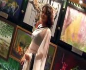Udita Goswami Hot in Transparent Saree from saree tighs