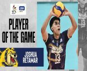 UAAP Player of the Game Highlights: Joshua Retamar shows veteran smarts for NU against Adamson from lunglei nu