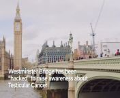 A testicular cancer charity has today turned London’s Westminster Bridge into a head-turning installation to promote Testicular Cancer Awareness Month (April).An oddity in the 162-year-old bridge’s architectural design has been harnessed to communicate a powerful message to the public and MPs.When the sun shines through the apertures in the side of the bridge - hundreds of penis-shaped silhouettes appear along the pavement. 497 of them to be exact.The pavement posters which read ‘This is a sign to check your balls’ – are visible to the thousands of pedestrians that cross the bridge every day including dozens of MP’s enroute to work at the Houses of Parliament.