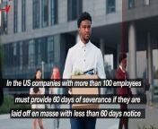 According to the Worker Adjustment and Retraining Notification Act, in the US companies with more than 100 employees must provide a predetermined minimum severance if they are laid off en masse with less than 60 days notice. Now, Tesla has admitted to providing “incorrectly low” severance for some of its laid off workers. Veuer’s Tony Spitz has the details.