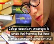 College students are encouraged to pursue their interests, but those choices can have a profound impact on their job opportunities and career earnings.