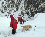 A lucky teen escaped death after he plunged down a freezing waterfall and broke his leg on England’s highest mountain.&#60;br/&#62;&#60;br/&#62;He was later winched to safety by Wasdale Mountain Rescue and a Coastguard helicopter took him to Preston Hospital where he spent the next three weeks recovering.&#60;br/&#62;