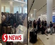 Stranded passengers crowd at Dubai International Airport due to delayed and disrupted flights in the aftermath of a record-breaking storm this week that brought much of the United Arab Emirates to a standstill.&#60;br/&#62;&#60;br/&#62;WATCH MORE: https://thestartv.com/c/news&#60;br/&#62;SUBSCRIBE: https://cutt.ly/TheStar&#60;br/&#62;LIKE: https://fb.com/TheStarOnline
