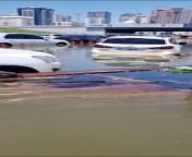 Sharjah Residents in flooded areas notice oil slick for over 2 kilometers in accumulated water from resident evil g