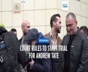 Influencer Andrew Tate and his brother face serious charges in Romania, including human trafficking and rape, with legal proceedings ongoing and extradition to the UK pending.