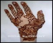 Very Beautiful Back Hand Mehndi Design _ Henna Designs by Rida Elegant from rida ishfahani