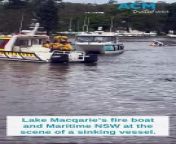 Boat sinking at Lake Macquarie - Newcastle Herald - 22\ 4\ 2024 from nitu sink chudai
