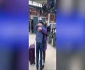 This brother and sister reunited after living on opposite sides of the Earth for 45 years. The sister and her family moved to Australia seeking a better life for her children and family issues prevented her from returning home to the UK. The two siblings had an emotional reunion when they finally met at Norwich Station, UK.&#60;br/&#62;&#60;br/&#62;“The underlying music rights are not available for license. For use of the video with the track(s) contained therein, please contact the music publisher(s) or relevant rightsholder(s).”