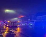 Video footage depicts the horryifying blaze that happened in Southsea. The fire impacted a terraced property in Elm Grove - starting on the second floor, the fire quickly ripped through to the roof. &#60;br/&#62;&#60;br/&#62;Video: Jack Perryman