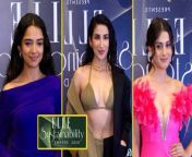 Television actresses attend the Elle Sustainability Awrads 2024 includinh Ahsaas Channa, Isha Malviya and Parul Gulati.