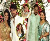 Arti Singh&#39;s wedding shines brighter with the presence of TV luminaries like Priyanka Chahar Choudhary and Devoleena Bhattacharjee, as they bring their star power and elegance to the celebration.