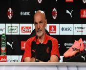 Juventus v AC Milan, Serie A 2023\ 24: the pre-match press conference from série