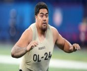 Saints Select Taliese Fuaga With No. 14 Pick in 2024 NFL Draft from mickey parade
