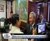 Prabowo Subianto Meets S’pore Fm For Talks On Defense Collaboration from porion xxx