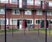 A set of flats in Sheffield cordoned off this morning (April 25) following reports of a shooting overnight. The pathway on Lowedges Road, near the junction of Gresley Road, is dotted with yellow evidence markers and several nearby windows have bulletholes.