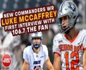 Washington Commanders third round NFL Draft pick joins Grant &amp; Danny for the first time to discuss his father and brother&#39;s role asNFL players in helping him prepare for the Draft.