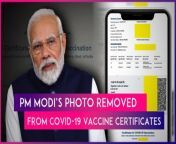 Prime Minister Narendra Modi’s photograph has been removed from COVID-19 vaccination certificates. The COVID-19 vaccination certificate used to display PM Modi&#39;s picture along with the quote, “Together, India will defeat COVID-19.” The certificate was issued via the CoWIN portal. An X user named Sandeep Manudhane pointed out the same and said, “Modi ji no more visible on COVID Vaccine certificates. Just downloaded to check – yes, his pic is gone.” The decision to remove PM Modi’s picture was taken in view of the Model Code of Conduct. Watch the video to know more.&#60;br/&#62;