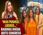 Chhattisgarh Congress leader Radhika Khera tendered her resignation from the party on Sunday, citing recent incidents involving alleged misconduct and discord within party ranks. Khera&#39;s decision to step down follows her accusations of &#92;