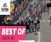 ‍♀️ The Best moments and emotions from Giro d&#39;Italia 2024 first week! &#60;br/&#62;&#60;br/&#62;Immerse yourself in race with our Playlist:&#60;br/&#62;✅ Strade Bianche Crédit Agricole 2024&#60;br/&#62;✅ Tirreno Adriatico Crédit Agricole 2024&#60;br/&#62;✅ Milano-Torino presented by Crédit Agricole 2024&#60;br/&#62;✅ Milano-Sanremo presented by Crédit Agricole 2024&#60;br/&#62;✅ Il Giro d’Abruzzo Crédit Agricole&#60;br/&#62;✅ Giro d’Italia&#60;br/&#62;✅ Giro Next Gen 2024&#60;br/&#62;✅ Giro d&#39;Italia Women&#60;br/&#62;✅ GranPiemonte presented by Crédit Agricole 2024&#60;br/&#62;✅ Il Lombardia presented by Crédit Agricole 2024&#60;br/&#62;&#60;br/&#62;Follow our channels to stay updated onGiro d’Italia 2024and interact with other cycling enthusiasts:&#60;br/&#62;&#60;br/&#62; Facebook: https://www.facebook.com/giroditalia&#60;br/&#62; Twitter: https://twitter.com/giroditalia&#60;br/&#62; Instagram: https://www.instagram.com/giroditalia/&#60;br/&#62;&#60;br/&#62;Enjoy the magic of the major cycling &#60;br/&#62;https://www.giroditalia.it/en/&#60;br/&#62;&#60;br/&#62;To license video content click here: https://imgvideoarchive.com/client/rcs_italian_cycling_archive