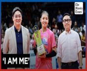 Negrito Builds Her Own Name&#60;br/&#62;&#60;br/&#62;Kyle Negrito, Premier Volleyball League (PVL) 2024 All-Filipino Conference Best Setter shared how she managed to handle her doubters.&#60;br/&#62;&#60;br/&#62;Garnering comparisons from Creamline’s previous setter Jia Morado, Negrito said that she is up to make her own name.&#60;br/&#62;&#60;br/&#62;“I am me, Jia is the G.O.A.T,” Negrito said with conviction.&#60;br/&#62;&#60;br/&#62;Video by Nicole Anne D.G. Bugauisan&#60;br/&#62;&#60;br/&#62;Subscribe to The Manila Times Channel - https://tmt.ph/YTSubscribe&#60;br/&#62; &#60;br/&#62;Visit our website at https://www.manilatimes.net&#60;br/&#62; &#60;br/&#62; &#60;br/&#62;Follow us: &#60;br/&#62;Facebook - https://tmt.ph/facebook&#60;br/&#62; &#60;br/&#62;Instagram - https://tmt.ph/instagram&#60;br/&#62; &#60;br/&#62;Twitter - https://tmt.ph/twitter&#60;br/&#62; &#60;br/&#62;DailyMotion - https://tmt.ph/dailymotion&#60;br/&#62; &#60;br/&#62; &#60;br/&#62;Subscribe to our Digital Edition - https://tmt.ph/digital&#60;br/&#62; &#60;br/&#62; &#60;br/&#62;Check out our Podcasts: &#60;br/&#62;Spotify - https://tmt.ph/spotify&#60;br/&#62; &#60;br/&#62;Apple Podcasts - https://tmt.ph/applepodcasts&#60;br/&#62; &#60;br/&#62;Amazon Music - https://tmt.ph/amazonmusic&#60;br/&#62; &#60;br/&#62;Deezer: https://tmt.ph/deezer&#60;br/&#62;&#60;br/&#62;Tune In: https://tmt.ph/tunein&#60;br/&#62;&#60;br/&#62;#themanilatimes &#60;br/&#62;#philippines&#60;br/&#62;#volleyball &#60;br/&#62;#sports