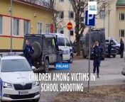 The shooting took place at the Viertola school in Vantaa, a suburb of the Finnish capital, with around 800 students and 90 staff.