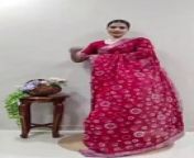 Heavy Chiffon Satin || MODELING || FASHION SHOW from parna hot saree model