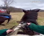 Get ready to laugh out loud! This incredible Horseback Riding Fail video takes a hilarious turn as a girl takes her husband on a horseback riding adventure. Witness the unexpected dismount that leaves them both on the ground in a flash! Prepare to be entertained by their lighthearted reactions to this epic fail.This must-see moment is a reminder that sometimes the best memories are made with a little bit of a tumble.&#60;br/&#62;&#60;br/&#62;Video ID:WGA241434&#60;br/&#62;&#60;br/&#62;#unexpecteddismount #horseyhighjinks #epicfails #funnyhorses #horseyfails #couplegoals #funnycouple #laughteristhebestmedicine #failoftheday #failcompilation #funny #hilarious #comedy #entertainment #mustsee #viralvideo #funnyanimals #animalsofinstagram #horselife #equestrianfails&#60;br/&#62;