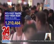 Bitbit ang kani-kanilang pasalubong, nagsisiuwian na ang mga kababayan nating nag-Semana Santa sa probinsya. Mula sa Parañaque Integrated Terminal Exchange.&#60;br/&#62;&#60;br/&#62;&#60;br/&#62;24 Oras Weekend is GMA Network’s flagship newscast, anchored by Ivan Mayrina and Pia Arcangel. It airs on GMA-7, Saturdays and Sundays at 5:30 PM (PHL Time). For more videos from 24 Oras Weekend, visit http://www.gmanews.tv/24orasweekend.&#60;br/&#62;&#60;br/&#62;#GMAIntegratedNews #KapusoStream&#60;br/&#62;&#60;br/&#62;Breaking news and stories from the Philippines and abroad:&#60;br/&#62;GMA Integrated News Portal: http://www.gmanews.tv&#60;br/&#62;Facebook: http://www.facebook.com/gmanews&#60;br/&#62;TikTok: https://www.tiktok.com/@gmanews&#60;br/&#62;Twitter: http://www.twitter.com/gmanews&#60;br/&#62;Instagram: http://www.instagram.com/gmanews&#60;br/&#62;&#60;br/&#62;GMA Network Kapuso programs on GMA Pinoy TV: https://gmapinoytv.com/subscribe