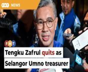 Tengku Zafrul Aziz says he shouldn’t hold a post if he can’t effect positive change in the state chapter.&#60;br/&#62;&#60;br/&#62;&#60;br/&#62;Read More: https://www.freemalaysiatoday.com/category/nation/2024/04/01/tengku-zafrul-quits-as-selangor-umno-treasurer/ &#60;br/&#62;&#60;br/&#62;Laporan Lanjut: https://www.freemalaysiatoday.com/category/bahasa/tempatan/2024/04/01/tengku-zafrul-letak-jawatan-bendahari-umno-selangor/&#60;br/&#62;&#60;br/&#62;Free Malaysia Today is an independent, bi-lingual news portal with a focus on Malaysian current affairs.&#60;br/&#62;&#60;br/&#62;Subscribe to our channel - http://bit.ly/2Qo08ry&#60;br/&#62;------------------------------------------------------------------------------------------------------------------------------------------------------&#60;br/&#62;Check us out at https://www.freemalaysiatoday.com&#60;br/&#62;Follow FMT on Facebook: https://bit.ly/49JJoo5&#60;br/&#62;Follow FMT on Dailymotion: https://bit.ly/2WGITHM&#60;br/&#62;Follow FMT on X: https://bit.ly/48zARSW &#60;br/&#62;Follow FMT on Instagram: https://bit.ly/48Cq76h&#60;br/&#62;Follow FMT on TikTok : https://bit.ly/3uKuQFp&#60;br/&#62;Follow FMT Berita on TikTok: https://bit.ly/48vpnQG &#60;br/&#62;Follow FMT Telegram - https://bit.ly/42VyzMX&#60;br/&#62;Follow FMT LinkedIn - https://bit.ly/42YytEb&#60;br/&#62;Follow FMT Lifestyle on Instagram: https://bit.ly/42WrsUj&#60;br/&#62;Follow FMT on WhatsApp: https://bit.ly/49GMbxW &#60;br/&#62;------------------------------------------------------------------------------------------------------------------------------------------------------&#60;br/&#62;Download FMT News App:&#60;br/&#62;Google Play – http://bit.ly/2YSuV46&#60;br/&#62;App Store – https://apple.co/2HNH7gZ&#60;br/&#62;Huawei AppGallery - https://bit.ly/2D2OpNP&#60;br/&#62;&#60;br/&#62;#FMTNews #TengkuZafrul #Quits #SelangorUmnoTresurer